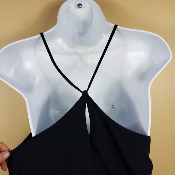 Tibi Eco Silk Halter Cami in Navy Size 4 - Picture 10 of 11